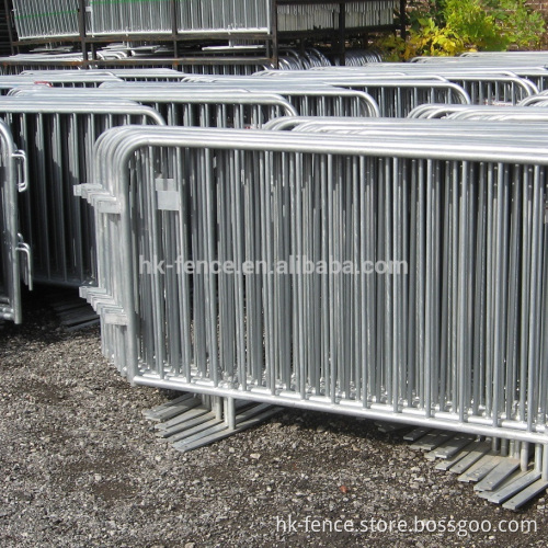 Fast easy used steel frame & tube galvanized crowd control barrier,indoor/outdoor crowd barrier with lot of types and color